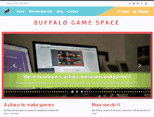 Tablet Screenshot of buffalogamespace.com